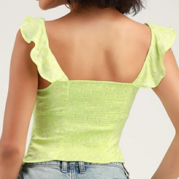 Free People Stay With You Ruffle Top - Picture 2 of 13